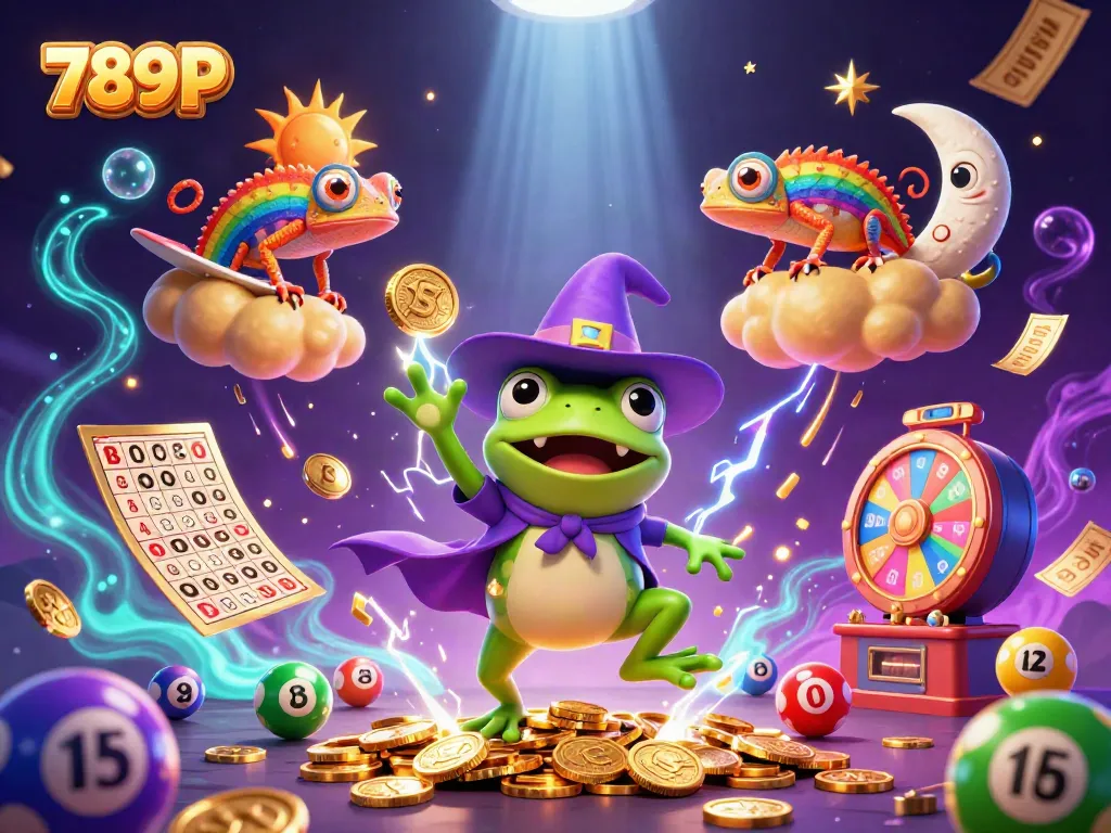 Experience the magic of 789P with a vibrant storm of golden coins and lucky characters.